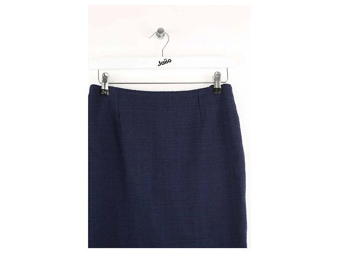 Dior Falda de lana azul - vista 2