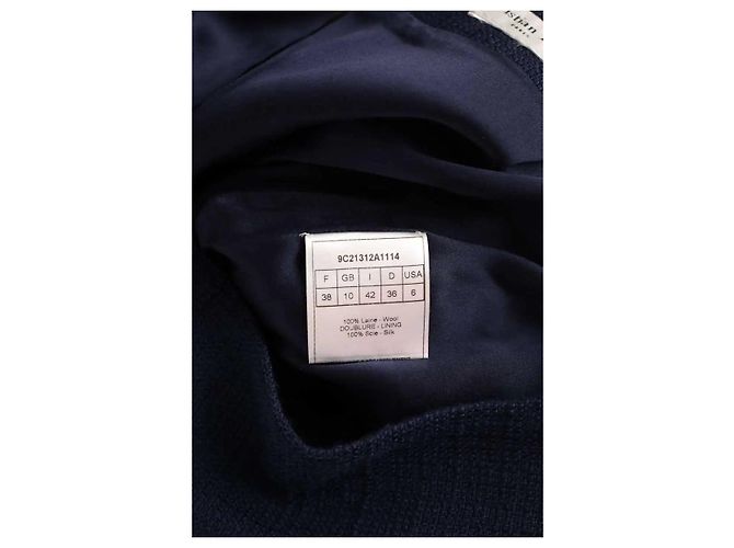 Dior Falda de lana azul - vista 6