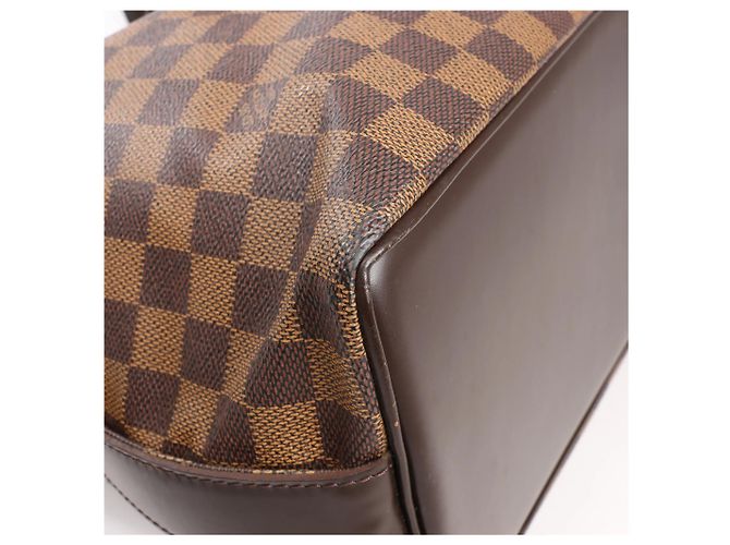 Borsa a Spalla Louis Vuitton Chelsea Damier Ebene in Marrone N51119 - vista 12