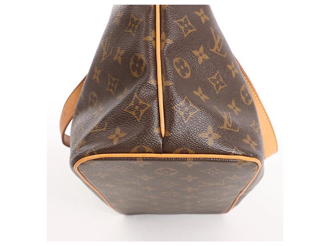 Borsa Louis Vuitton Palermo PM Monogram in Marrone M40145 - vista 7