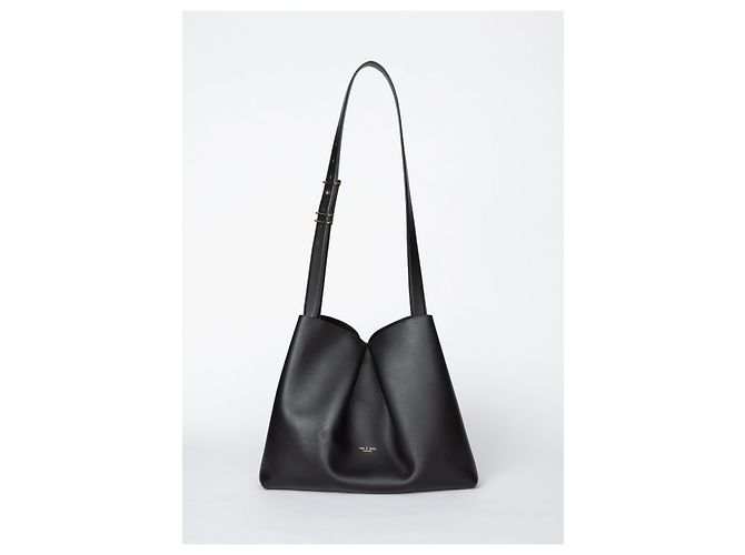 Rag & Bone Damen Bloom Large schwarze Kalbsleder Umhängetasche & Schultertasche - Ansicht 16