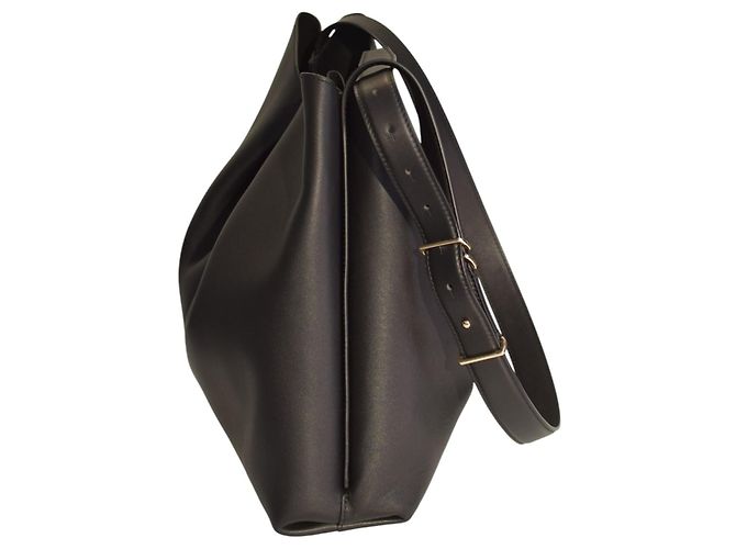 Rag & Bone Damen Bloom Large schwarze Kalbsleder Umhängetasche & Schultertasche - Ansicht 2