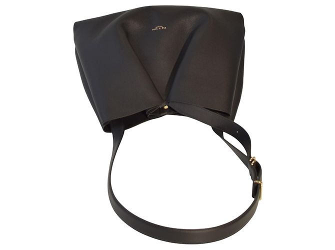 Rag & Bone Damen Bloom Large schwarze Kalbsleder Umhängetasche & Schultertasche - Ansicht 5
