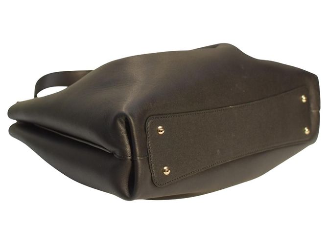 Rag & Bone Damen Bloom Large schwarze Kalbsleder Umhängetasche & Schultertasche - Ansicht 7