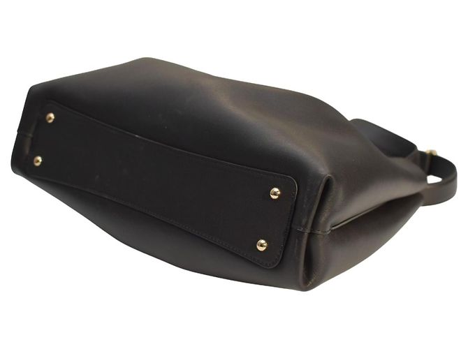 Rag & Bone Damen Bloom Large schwarze Kalbsleder Umhängetasche & Schultertasche - Ansicht 8