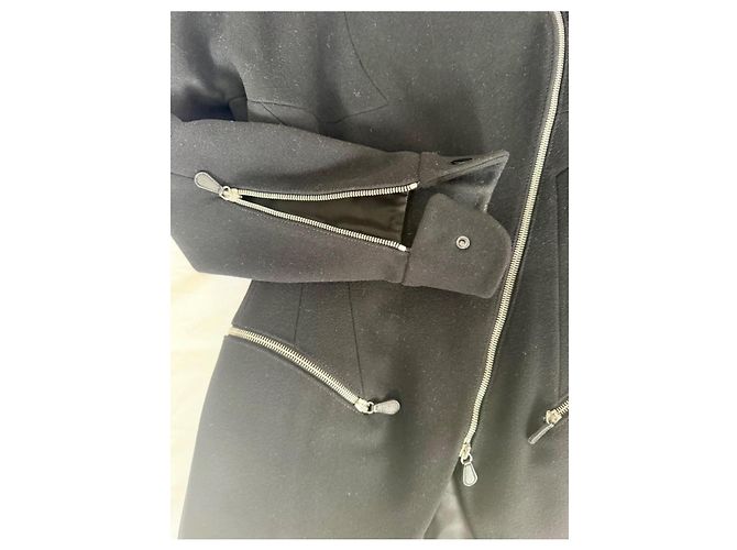 Alexander McQueen Jacke aus schwarzer Wolle - Ansicht 7