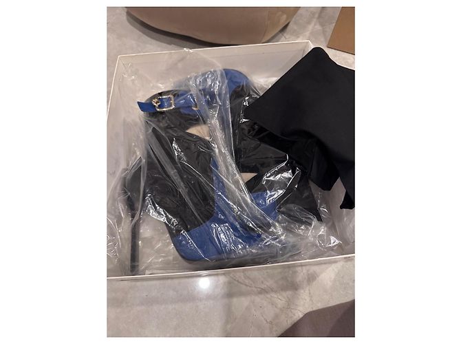 Versace Collection Damen Stiefel Schwarz Blau - Ansicht 8