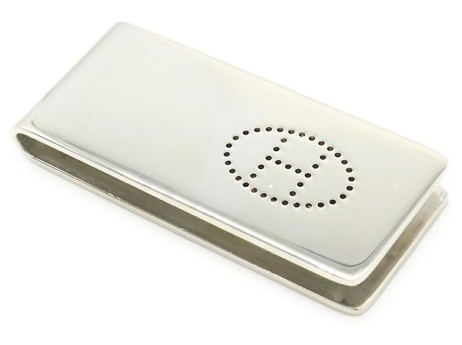 Hermès Clip de dinero perforado Hermes Evelyne H Plata - vista 2