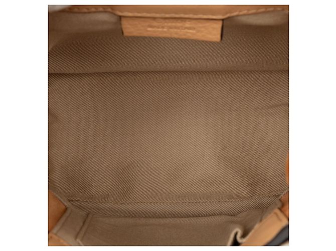 Mochila Faye Mini de Piel de Ternera y Ante Chloé Marrón - vista 4
