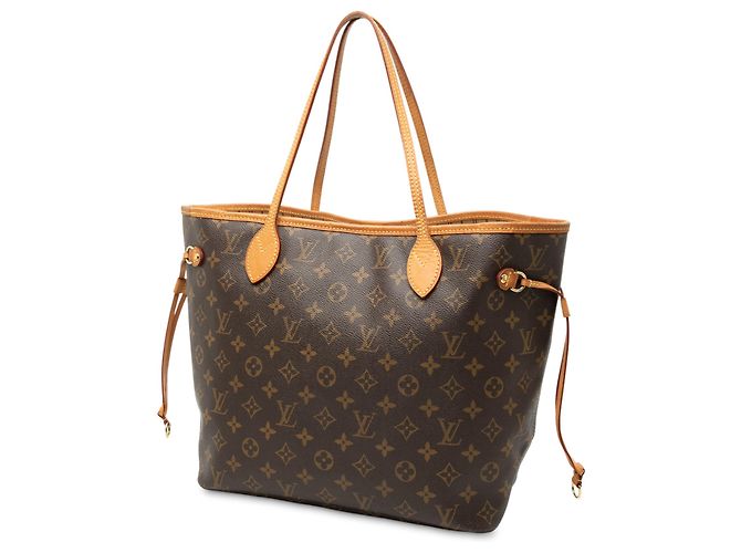 Louis Vuitton Borsa Neverfull MM Monogram Marrone - vista 2