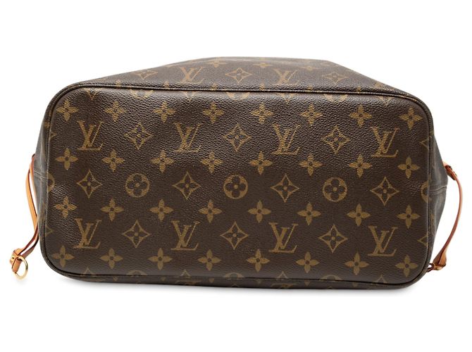 Louis Vuitton Borsa Neverfull MM Monogram Marrone - vista 3