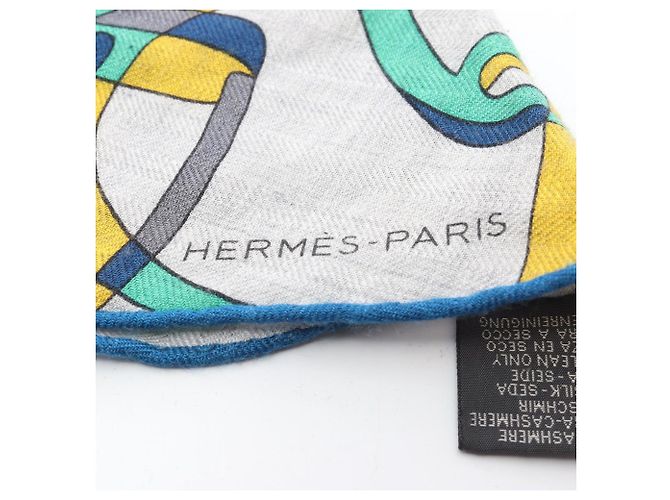 Sciarpa Hermès Losange GM Quincaillerie Equestre Marrone Multicolore - vista 2