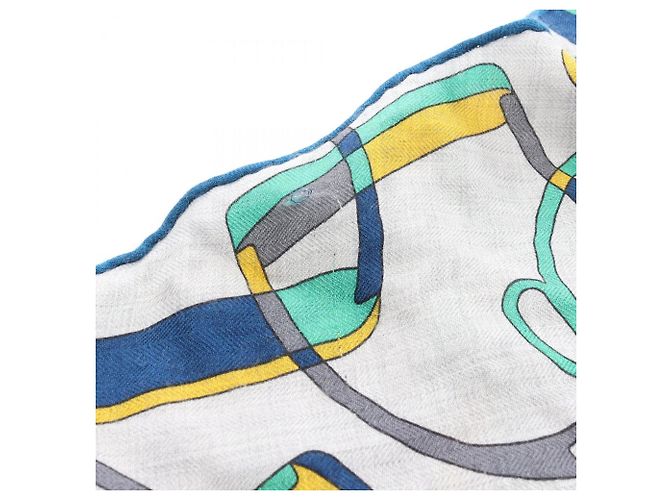 Sciarpa Hermès Losange GM Quincaillerie Equestre Marrone Multicolore - vista 6