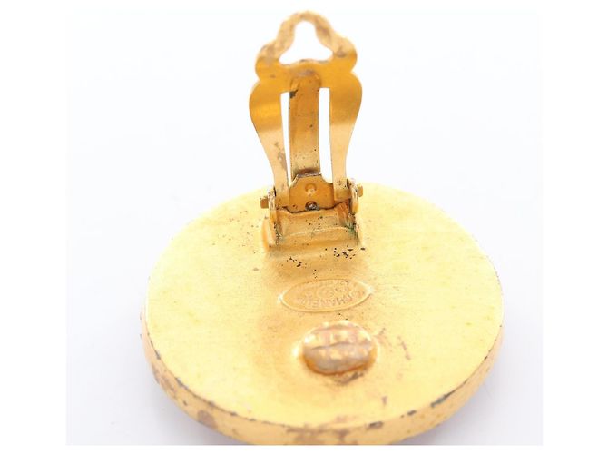 Orecchini a conchiglia con il logo Coco di Chanel Bianco D'oro - vista 6