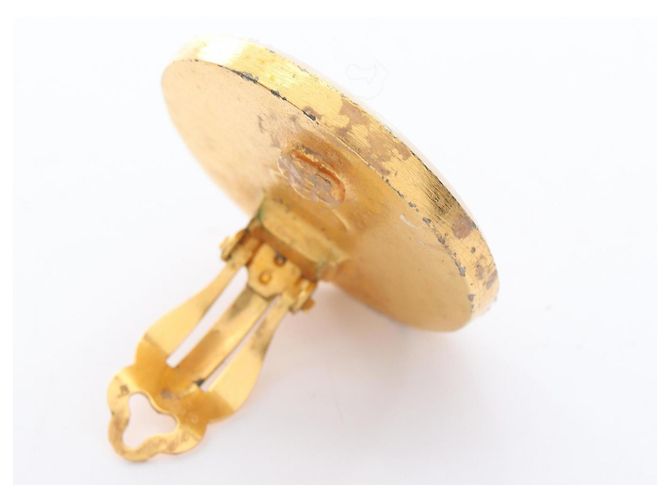 Orecchini a conchiglia con il logo Coco di Chanel Bianco D'oro - vista 7