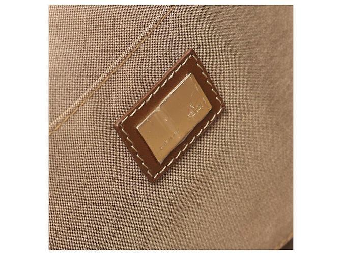 Fendi Zucchino Tote Bag Braun Beige - Ansicht 4