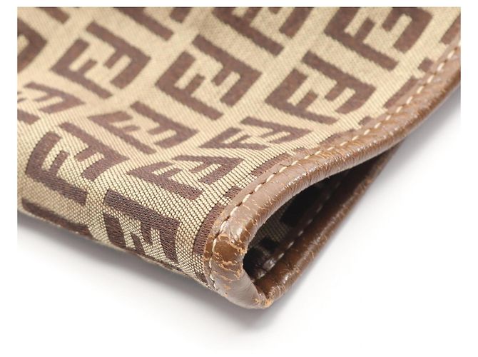 Fendi Zucchino Tote Bag Braun Beige - Ansicht 9