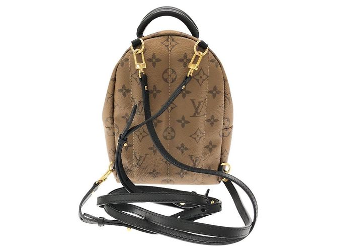 Zaino Mini Palm Springs Monogram Reverse Louis Vuitton Marrone - vista 2