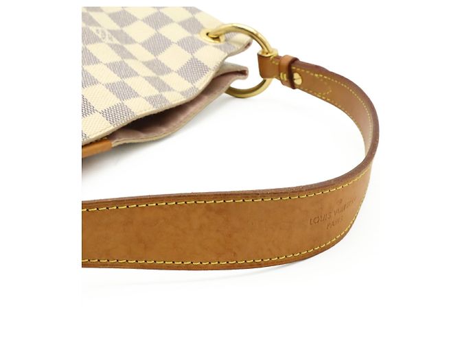 Borsa a Spalla Graceful PM Damier Azur di Louis Vuitton Crudo - vista 6