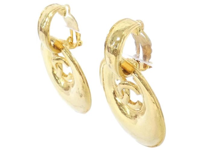 Orecchini a clip dorati Chanel D'oro - vista 2