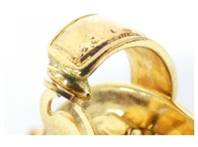 Orecchini a clip dorati Chanel D'oro - vista 6