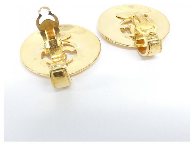 Orecchini a clip dorati Chanel D'oro - vista 9