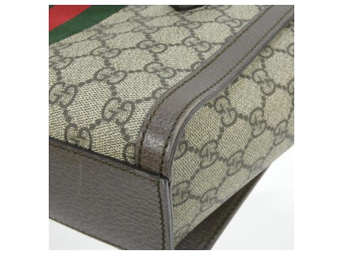 Borsa a mano Gucci Ophidia Marrone Beige - vista 3
