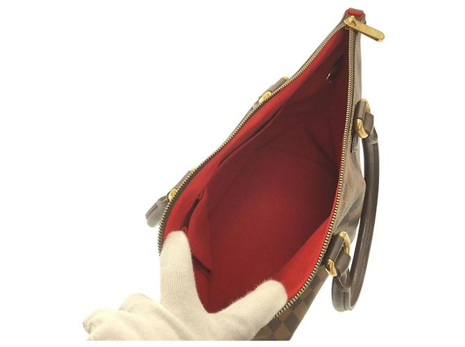 Borsa a mano Damier Saleya PM Louis Vuitton Marrone - vista 6