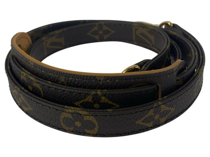 Louis Vuitton Monogram Brown Leather Strap - view 2