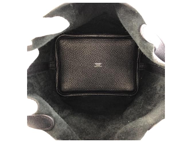 Borsa Hermès Picotin Lock PM Nera Nero - vista 9