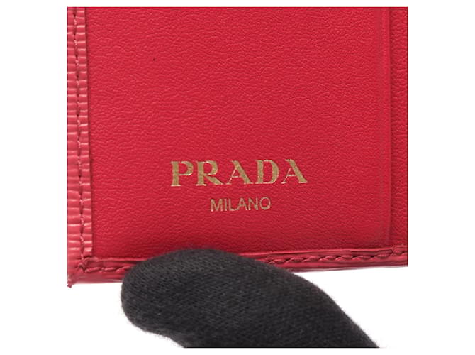 Billetera bi-fold Prada Vitello Move Rosa - vista 4