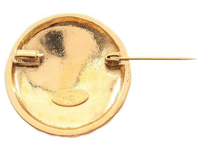 Spilla Matelassé Coco Mark di Chanel D'oro - vista 2