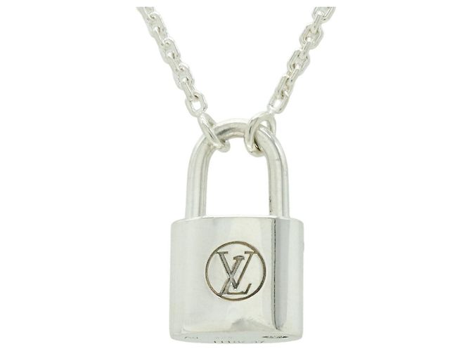 Collana Pendente Silver Lockit Louis Vuitton Argento - vista 2
