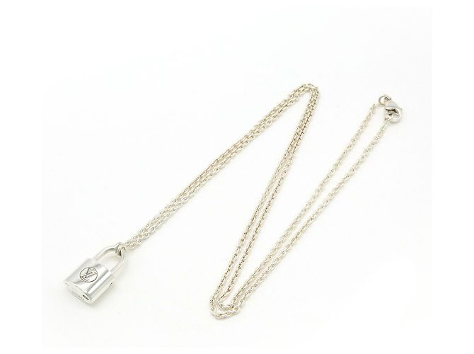 Collana Pendente Silver Lockit Louis Vuitton Argento - vista 3