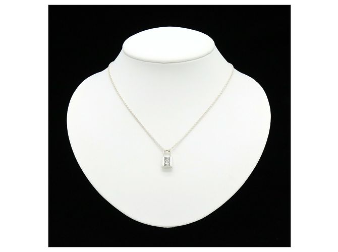 Collana Pendente Silver Lockit Louis Vuitton Argento - vista 7