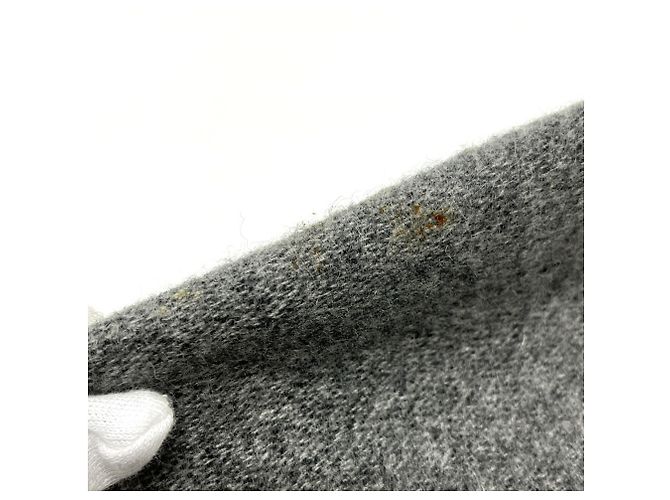 Sciarpa in lana e cashmere nera e grigia Louis Vuitton Marrone Nero - vista 8
