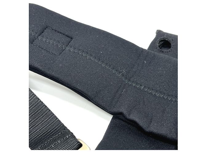 Borsa a tracolla Prada MV563 in nylon nero - vista 8