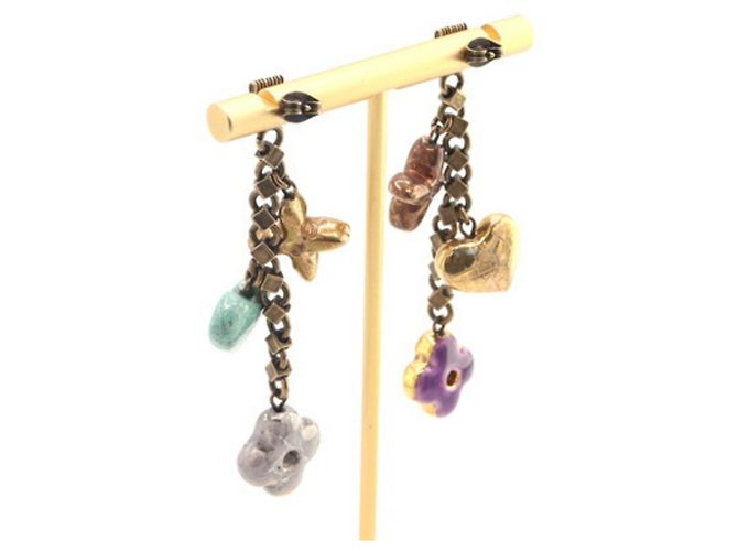 Orecchini Charm Baroque Louis Vuitton - vista 2