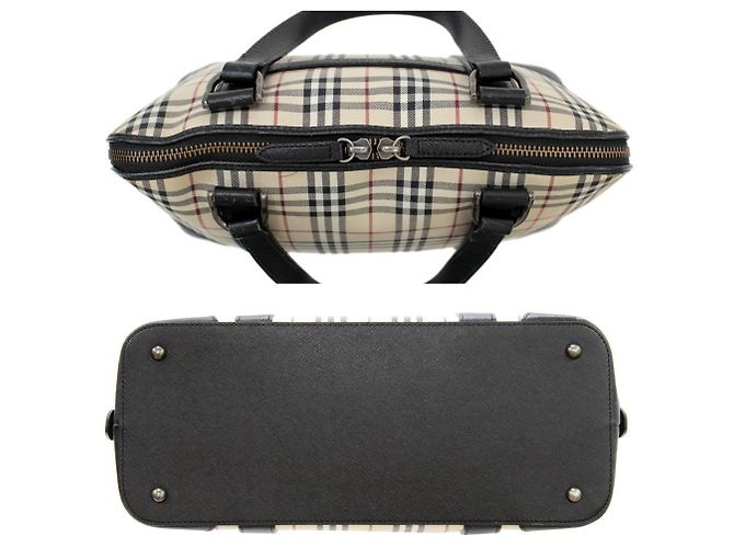 Borsa in tela Nova Check di Burberry Multicolore - vista 5
