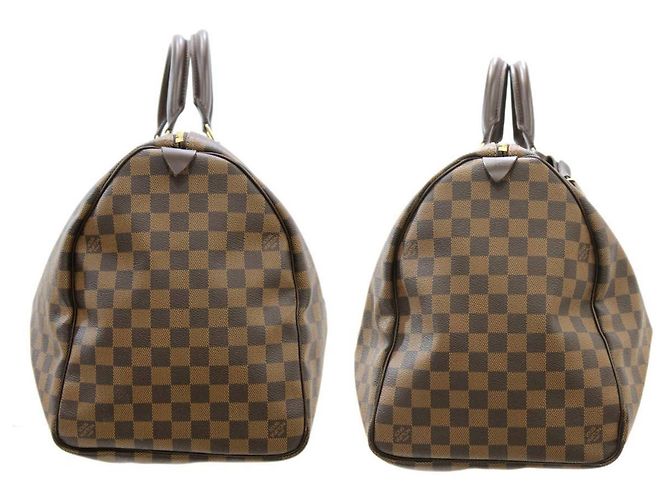 Borsa Boston Keepall 50 Louis Vuitton Damier ebene - vista 4
