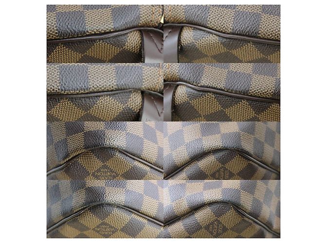 Borsa Boston Keepall 50 Louis Vuitton Damier ebene - vista 6