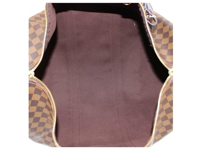 Borsa Boston Keepall 50 Louis Vuitton Damier ebene - vista 7