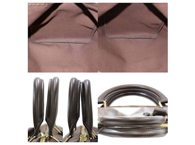 Borsa Boston Keepall 50 Louis Vuitton Damier ebene - vista 9