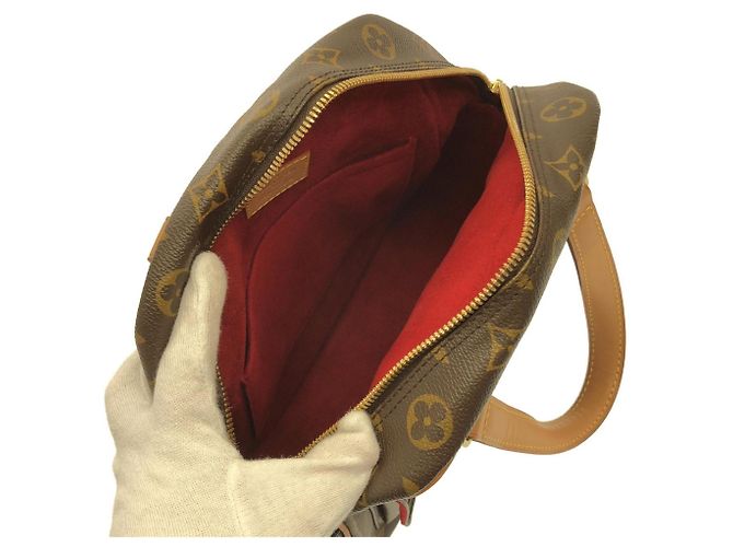 Borsa Louis Vuitton Monogram Excentric Cite Marrone - vista 6