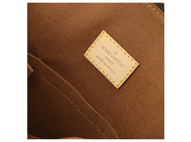 Borsa Lockit Louis Vuitton in tela Monogram verticale Marrone - vista 4