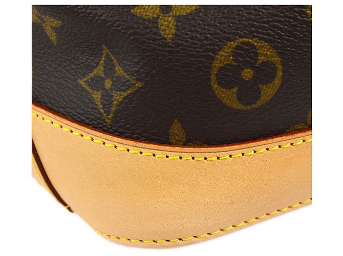 Borsa Lockit Louis Vuitton in tela Monogram verticale Marrone - vista 6
