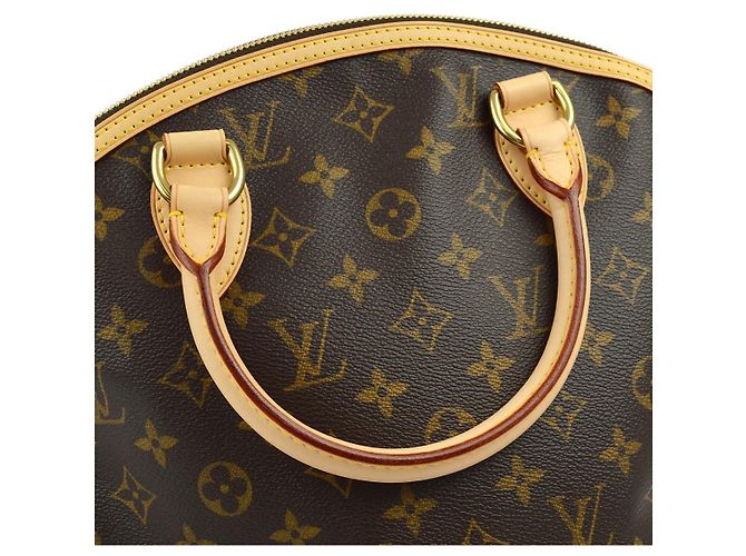 Borsa Lockit Louis Vuitton in tela Monogram verticale Marrone - vista 7