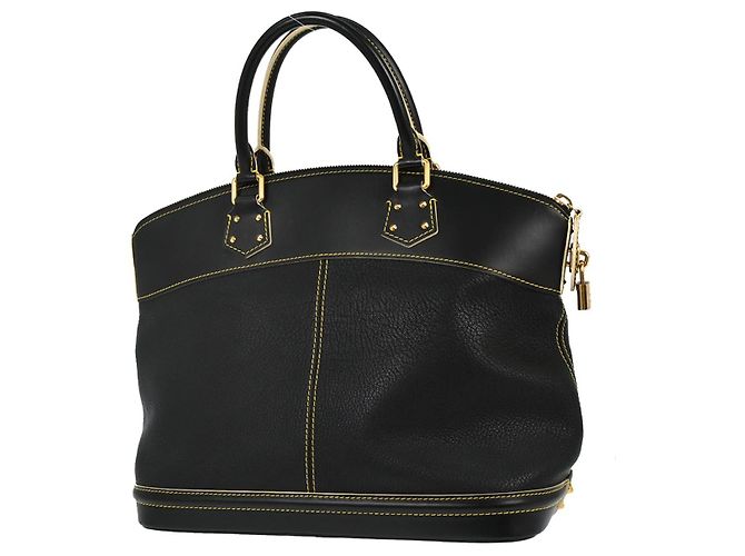 Louis Vuitton Suhali Lockit Leather MM Nero - vista 2