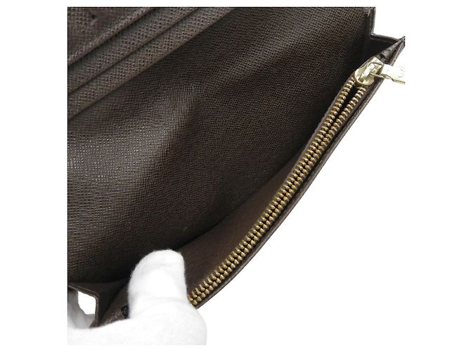 Portafoglio Lungo Bi-fold Damier Brazza Louis Vuitton Damier ebene - vista 3