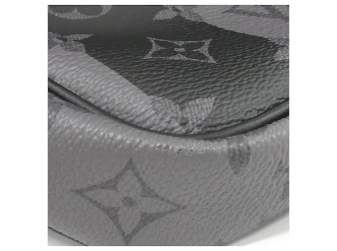 Borsa a spalla Monogram Stripe Eclipse di Louis Vuitton Nero - vista 3